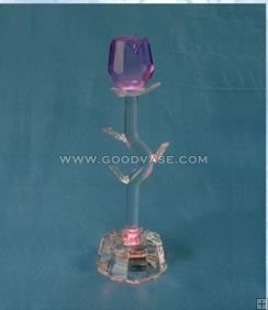 purple crystal rose/light